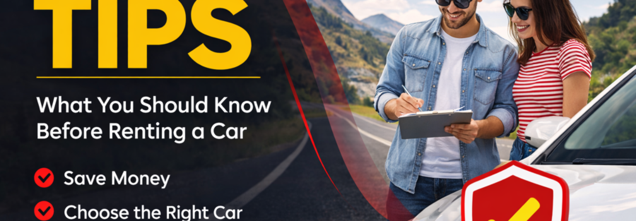 car rental tips before renting a car including how to choose the right car and save money on car rental